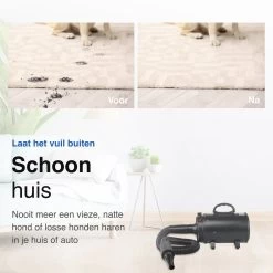 Vivid Green Waterblazer Met 3 Opzetstukken - Hondenfohn - Voor Honden - Met Geluiddemper - 2800W -Dierenwinkel 1200x1200 658