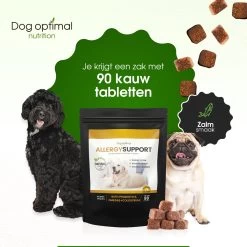 DOG OPTIMAL ALLERGY SUPPORT 90 Stuks - Allergie - Honden - Hondensnacks - Hondenkoekjes - Hondensupplementen - Honden - Puppy - Hondenvoeding - Weerstand - Supplement -Dierenwinkel 1200x1200 7