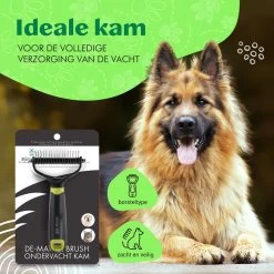 Mister Mill Professionele 2-Zijdige Ondervacht Kam Voor Hond En Kat – Honden/Kattenborstel – Klittenkam – 9,5 Cm. -Dierenwinkel 1200x1200 717