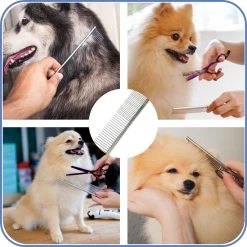 TwinQ Vachtverzorgingsset Hond/kat - Professionele 2-zijdige Ondervacht Kam - Klittenkam Voor Honden En Katten - Verwijderd Klitten En Voorkomt Haaruitval - Incl. Vlooienkam En Tandenborstel 17 TwinQ Vachtverzorgingsset Hond/kat - Professionele 2-zijdige Ondervacht Kam - Klittenkam Voor Honden En Katten - Verwijderd Klitten En Voorkomt Haaruitval - Incl. Vlooienkam En Tandenborstel -Dierenwinkel 1200x1200 727