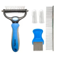 TwinQ Vachtverzorgingsset Hond/kat - Professionele 2-zijdige Ondervacht Kam - Klittenkam Voor Honden En Katten - Verwijderd Klitten En Voorkomt Haaruitval - Incl. Vlooienkam En Tandenborstel 21 TwinQ Vachtverzorgingsset Hond/kat - Professionele 2-zijdige Ondervacht Kam - Klittenkam Voor Honden En Katten - Verwijderd Klitten En Voorkomt Haaruitval - Incl. Vlooienkam En Tandenborstel -Dierenwinkel 1200x1200 730