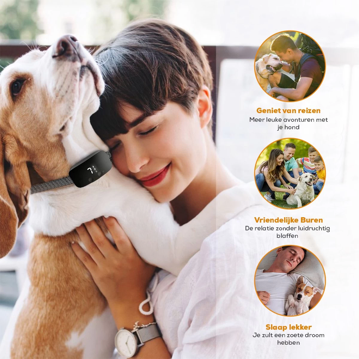 Salvano Anti Blafband - Blafband Voor Honden - Opvoedingshalsbanden - Voor Kleine En Grote Honden - Anti Blafband Zonder Schok- Oplaadbaar - Anti Blaf Apparaat - Blafband - Diervriendelijk 11 Salvano Anti Blafband - Blafband Voor Honden - Opvoedingshalsbanden - Voor Kleine En Grote Honden - Anti Blafband Zonder Schok- Oplaadbaar - Anti Blaf Apparaat - Blafband - Diervriendelijk - Afbeelding 9