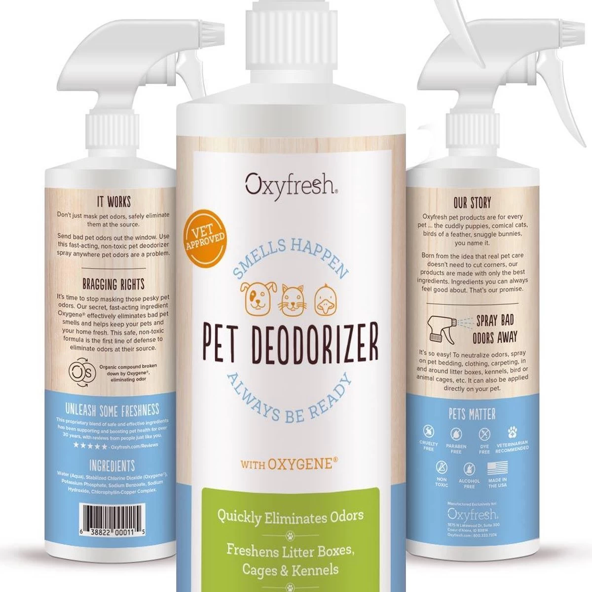 Oxyfresh Pets Geurverwijderaar - Spray Tegen Vieze Geuren Afkomstig Van Dieren 3 Oxyfresh Pets Geurverwijderaar - Spray Tegen Vieze Geuren Afkomstig Van Dieren