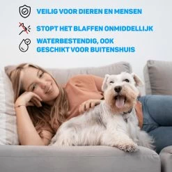 Vulpes Pets® Anti Blaf Apparaat Pro - Anti Blafband Voor Alle Honden - Luxe Hondentrainer - Diervriendelijk & Zonder Schok - Inclusief 9V Batterij - Waterbestendig - Ophangbaar - Instelbare Ultrasone Niveauregeling - 4 Standen -Dierenwinkel 1200x1200 867