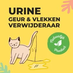 Urine Odour & Stain Remover - Urinegeur Verwijderen - Urine Vlekken Verwijderen - Natuurlijk En Veilig - Geurverwijderaar - Vlekkenverwijderaar - Weg Met Nare Geurtjes - Hond - Kat - 1 Liter -Dierenwinkel 1200x1200 931