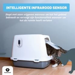 Vulpes Pets® Kattenbak Geurverdrijver PRO - Ozon En Negatieve Ionen Functie - Infraroodsensor - Oplaadbaar - Geurverwijderaar - Air Eliminator - Wit 19 Vulpes Pets® Kattenbak Geurverdrijver PRO - Ozon En Negatieve Ionen Functie - Infraroodsensor - Oplaadbaar - Geurverwijderaar - Air Eliminator - Wit -Dierenwinkel 1200x1200 942