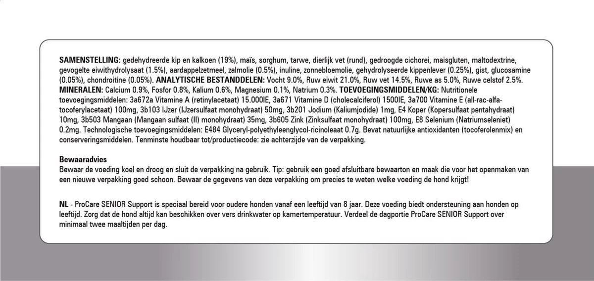 Prins Procare Senior - 15 KG 9 Prins Procare Senior - 15 KG - Afbeelding 7