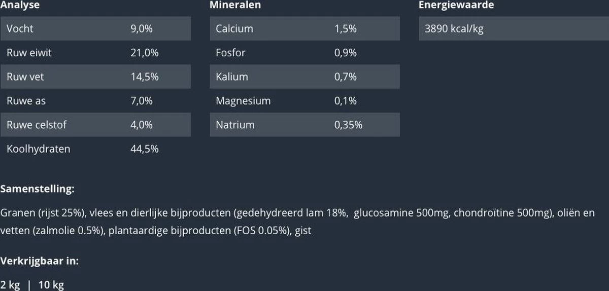 Prins ProCare Croque Lam & Rijst Senior 10 Kg - Hond 8 Prins ProCare Croque Lam & Rijst Senior 10 Kg - Hond - Afbeelding 6