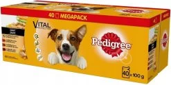 Pedigree Nat Hondenvoedsel 40 Zakjes Van 100gr = 4 Kg Nat Hondenvoer