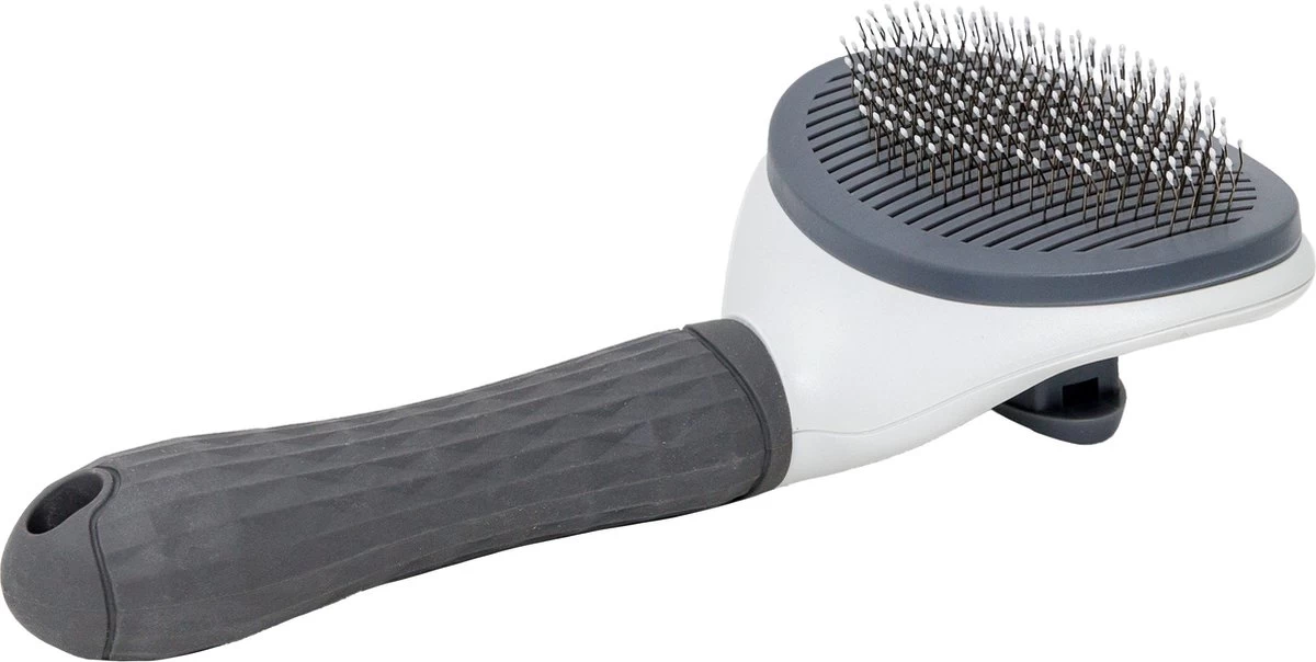 Lorell Pet Company Kattenborstel/Hondenborstel - Borstel Voor Langharig/kortharig -Hondenhaar En Kattenhaar Verwijderaar - Grijs 4 Lorell Pet Company Kattenborstel/Hondenborstel - Borstel Voor Langharig/kortharig -Hondenhaar En Kattenhaar Verwijderaar - Grijs - Afbeelding 2