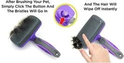 Buxibo Ondervacht Borstel Voor Hond En Kat - Kliksysteem Hondenborstel - Kattenkam - Hondenkam Voor Ondervacht - Klittenkam Voor Honden En Katten - Verwijderd Klitten -Dierenwinkel 1200x608