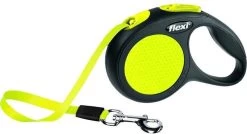 Flexi New Classic - Hondenriem Incl. Neon Band - Geel - S - 5 M - (<12 Kg) -Dierenwinkel 1200x651 1
