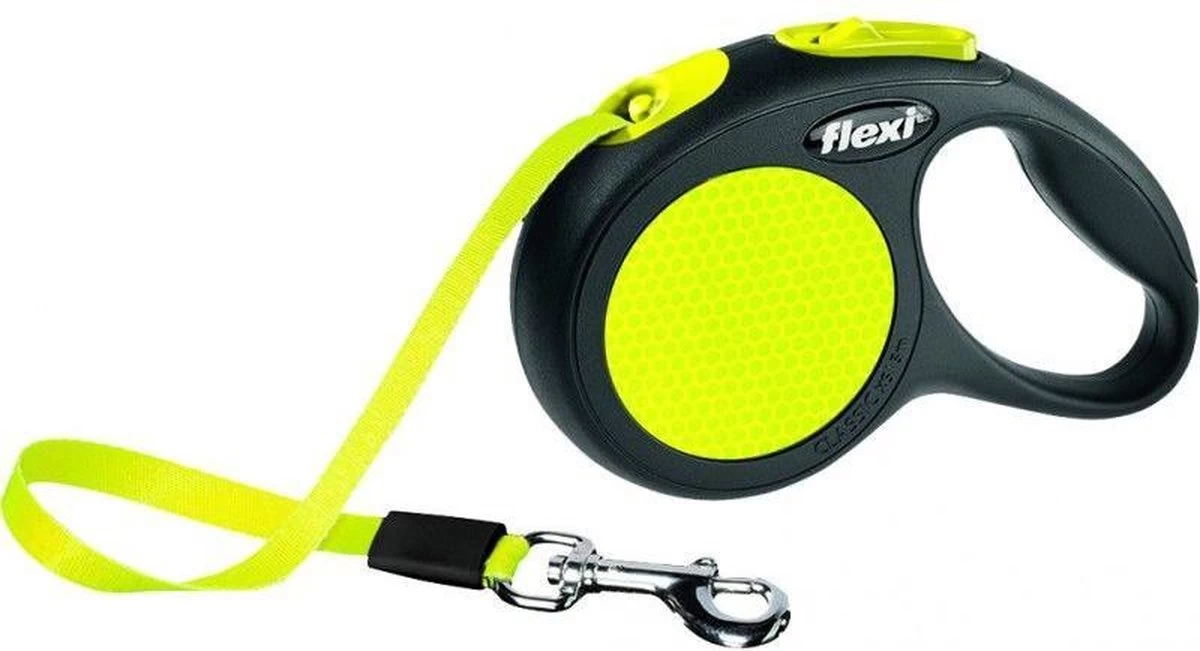 Flexi New Neon Tape - Hondenriem - Geel/Zwart - M - 5 M - (<25 Kg) 15 Flexi New Neon Tape - Hondenriem - Geel/Zwart - M - 5 M - (<25 Kg) - Afbeelding 13