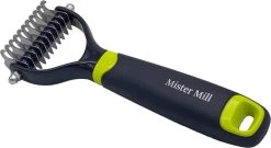 Mister Mill 2 Zijdige Ondervacht Hondenkam - Hondenborstel Kortharig Langharig - Kattenkam - Klittenkam - Kattenborstel - 7 Cm.