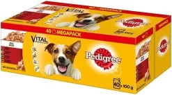 Pedigree Nat Hondenvoedsel 40 Zakjes Van 100gr = 4 Kg Nat Hondenvoer -Dierenwinkel 1200x668