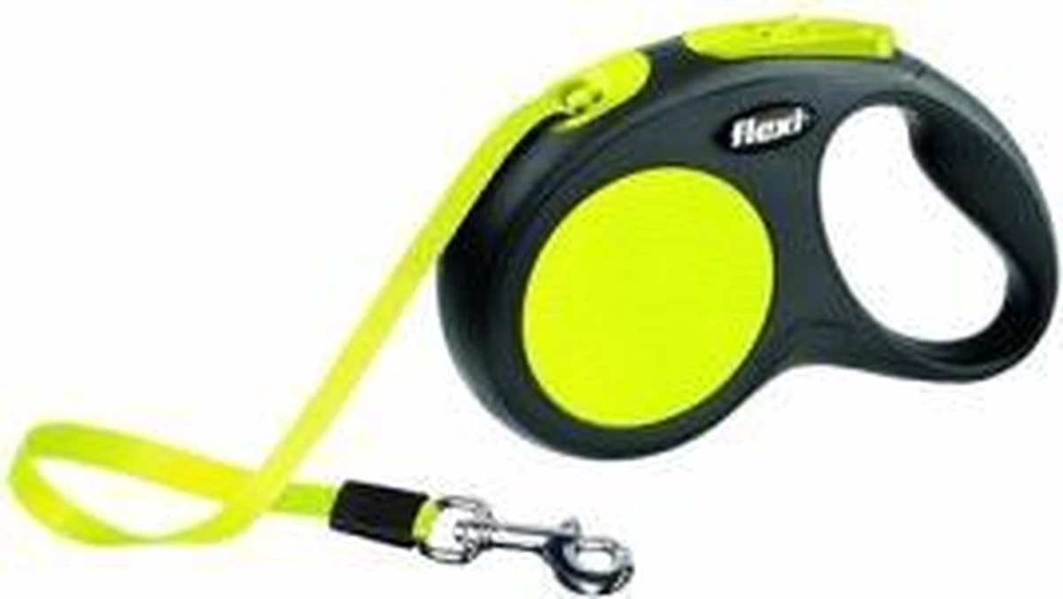Flexi New Neon Tape - Hondenriem - Geel/Zwart - M - 5 M - (<25 Kg) 17 Flexi New Neon Tape - Hondenriem - Geel/Zwart - M - 5 M - (<25 Kg) - Afbeelding 15