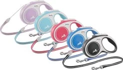 Hondenriem - Looplijn - FLEXI Rollijn NEW COMFORT Koord - M - Rose - 8 Meter -Dierenwinkel 1200x685 1