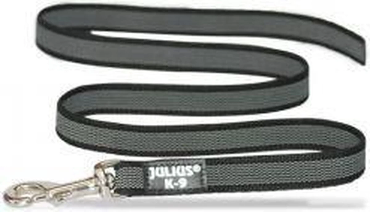 JULIUS K9 ANTI SLIP HONDENRIEM MET HANDVAT 2M (20MM)