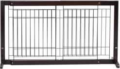 Hondenhek - Traphekje Hond - Traphekje Zonder Boren - Traphekje - BxH 161-97 X 53 Cm - Koffiebruin -Dierenwinkel 1200x690 1