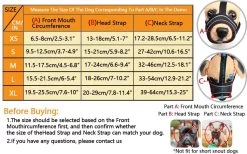 Merkloos Hoog Kwaliteit Muilkorf Met Bedrukt Patroon - Muilkorf Hond - Hondensnuit - Anti Blaf En Bijt - Voor Kleine En Grote Honden Maat M Zwart Reflecterend -Dierenwinkel 1200x746 4