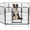 MaxxPet Puppyren - Hondenbench - Hondenren- Puppyren Met 8 Kennelpanelen - Staal -80 X 60 Cm Ø 210 Cm -Dierenwinkel 1200x746 6
