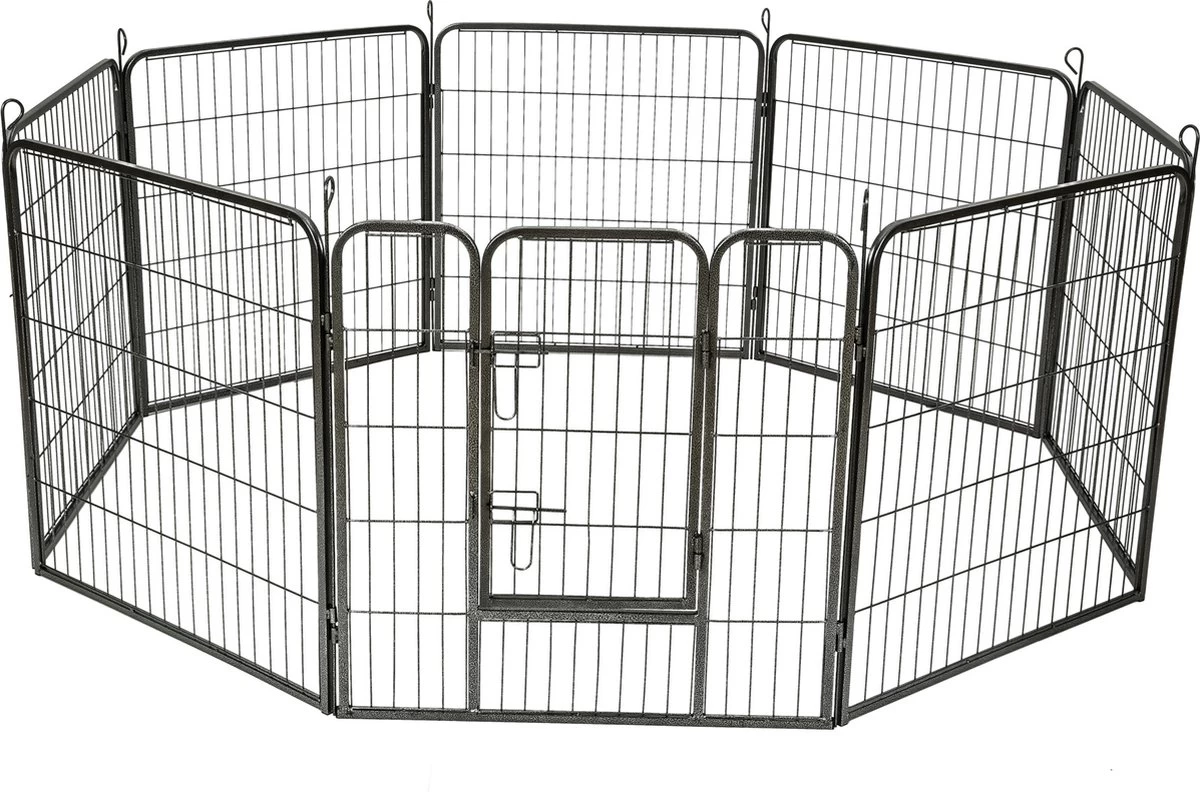 8-hoekige Puppyren Hondenren Puppykennel 80 Cm Hoog Ø 210 Cm 401717 3 8-hoekige Puppyren Hondenren Puppykennel 80 Cm Hoog Ø 210 Cm 401717