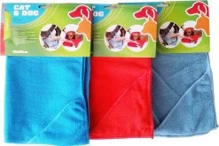 Dierenhanddoek Microvezel - Honden En Katten - Incl. Handvatten - 40x60 Cm - Blauw -Dierenwinkel 1200x800 38