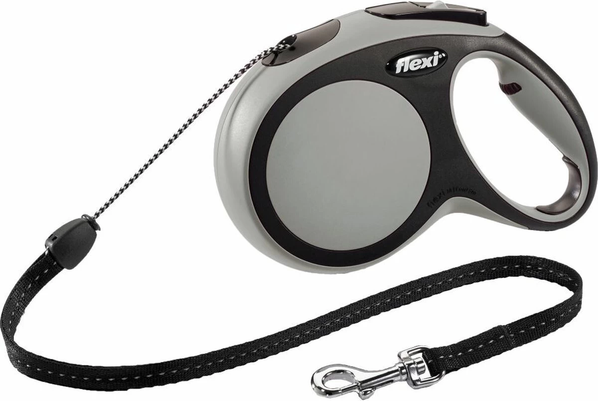 Flexi New Comfort - Hondenriem - Koord - Grijs - M - 8M 12 Flexi New Comfort - Hondenriem - Koord - Grijs - M - 8M - Afbeelding 10