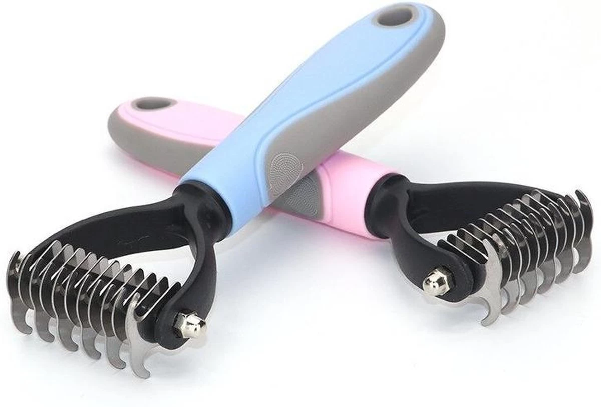 Ontharing Kam Voor Honden Kat Ontklitter Bont Trimmen Dematting Deshedding Grooming Brush Tool Voor Matted Lang Haar Krullend Huisdier 3 Ontharing Kam Voor Honden Kat Ontklitter Bont Trimmen Dematting Deshedding Grooming Brush Tool Voor Matted Lang Haar Krullend Huisdier
