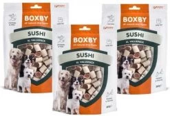 Boxby Voordeelpakket Sushi XL - 360 Gr - 3 Zakken - Hondensnack