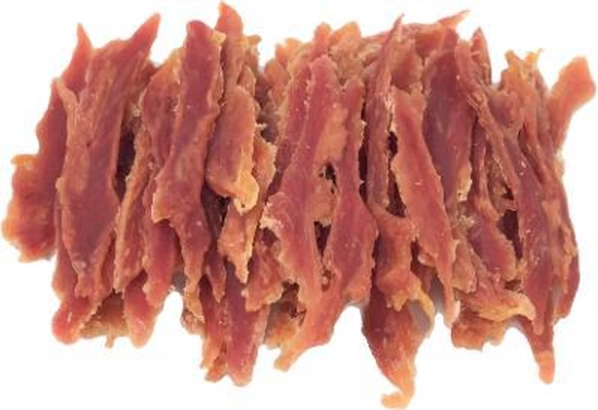 Gedroogde Eendfilet 400 Gram - Hondensnack - Kauwbot 3 Gedroogde Eendfilet 400 Gram - Hondensnack - Kauwbot