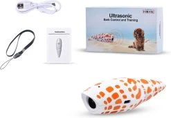 Merkloos LotaHome - Anti Blaf Apparaat - Hondentrainer Voor Binnen En Buiten - Bereik Tot 15 Meter - Diervriendelijk - Zonder Schok - Ultrasone - Voor Alle Honden - Inclusief Clicker -Dierenwinkel 1200x833 2