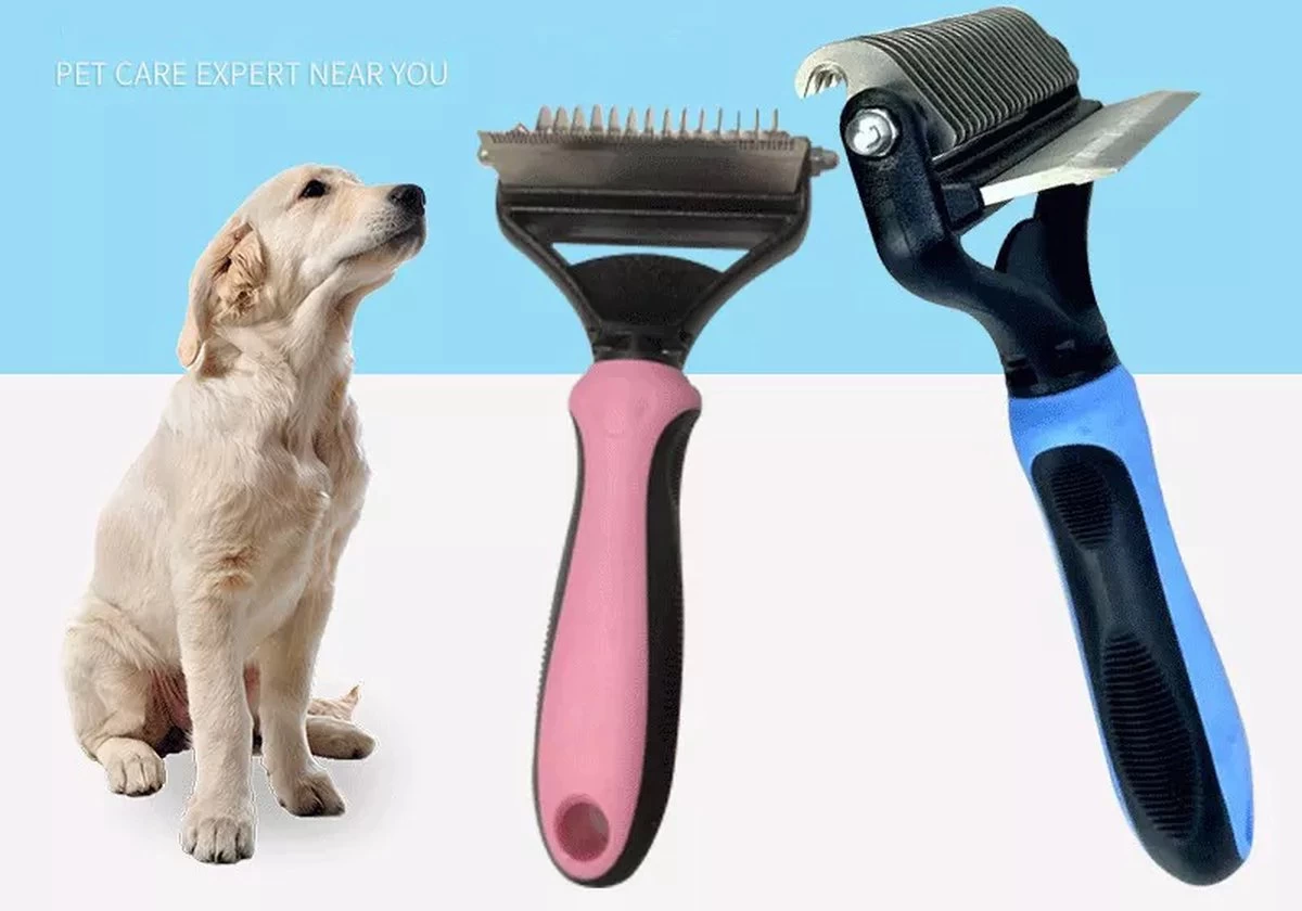 Merkloos Hondenborstel - Hondenkam 2-1 Met Vlooienkam - Klittenvrij Ondervacht - Ontwarringskam 5 Merkloos Hondenborstel - Hondenkam 2-1 Met Vlooienkam - Klittenvrij Ondervacht - Ontwarringskam - Afbeelding 3