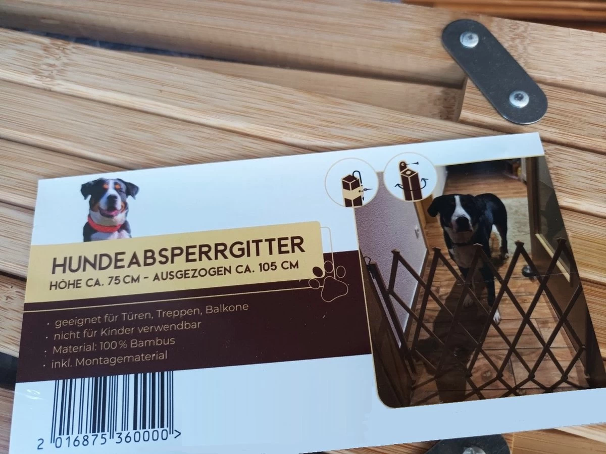 Merkloos Traphekje Voor Honden (vouwhekje / Schaarhekje / Harmonica Hekje) 4 Merkloos Traphekje Voor Honden (vouwhekje / Schaarhekje / Harmonica Hekje) - Afbeelding 2