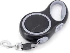 IGOODS - Uitlaatriem - Honden Riem - Katten Riem - Uitlaatriem Voor Dieren Rollijn - Hondenriem - 5 Meter Lang - Grijs -Dierenwinkel 1200x902 3