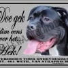 Merkloos Cane Corso 122 Waakbord Doe Gek - 15 X 20 Cm -Dierenwinkel 1200x905 1