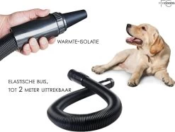 Forgoods Professionele Hondenfohn - Waterblazer Voor Honden - Hondenfohn Met 4 Opzetstukken - 2800W Verstelbaar Vermogen - Roze -Dierenwinkel 1200x910 1