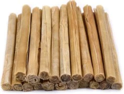 Merkloos Geperste Staaf Voordeelverpakking Van 20 Stuks. 25,4cm 20mm - Kauwstaven - Runderhuid - Snack - Kauwbot - Hondensnacks - Hond - Snacks