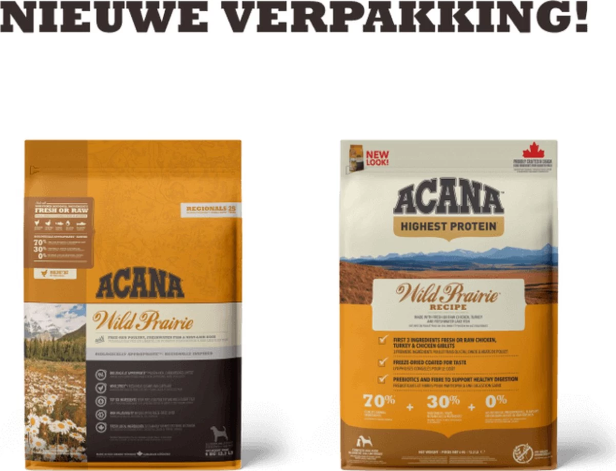 Acana Regionals Wild Prairie Dog 11,4 Kg - Hond 19 Acana Regionals Wild Prairie Dog 11,4 Kg - Hond - Afbeelding 17