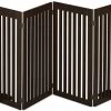 Relaxdays Veiligheidshekje Hout - 92 Cm Hoog - Kinderhek - Hondenhek - Inklapbaar - Bruin - 4 Panelen -Dierenwinkel 1200x920 2