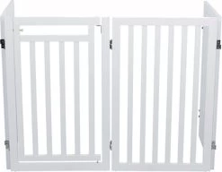 Trixie Hondenhek Met Deur Wit - 60-160 X 81 CM -Dierenwinkel 1200x931 1