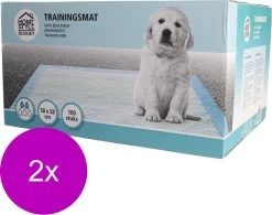 Homestyle Budget Trainingsmat - Zindelijkstraining - 2 X 100 Stuks 58x58 Cm -Dierenwinkel 1200x946