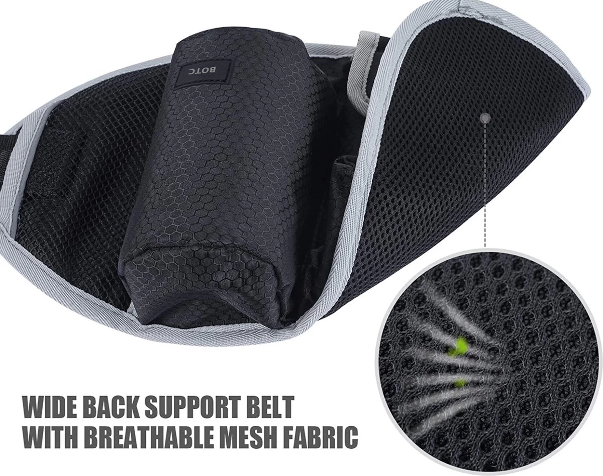 BOTC Looplijn Hond Met Heupriem Voor Hardlopen - Hondenriem - Zwart 4 BOTC Looplijn Hond Met Heupriem Voor Hardlopen - Hondenriem - Zwart - Afbeelding 2