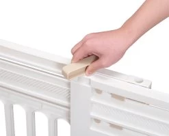 Iris Ohyama Huisdier Bariere PBR-600 - Kunststof - Wit/Beige - Uitschuifbaar -Dierenwinkel 1200x965 3