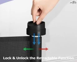 Caedentes - Hondenhek – Inrolbaar – Dierenhek -tot 150cm Uitrolbaar – Zwart -Dierenwinkel 1200x975 5