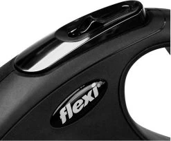 Flexi Rollijn Met Koord - Medium - Zwart - 8 Meter -Dierenwinkel 1200x989 2