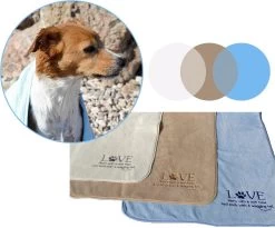 Pepets© – Hondenhanddoek – Honden Handdoek – Microvezel Handdoek – Handdoek Hond – Hondendeken – Droogdoek Hond – Dierendeken – Absorberend – 100*50CM - Beige - GRATIS Zonnebril -Dierenwinkel 1200x995 6