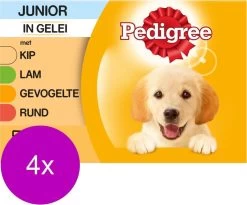 Pedigree Pouch Junior Multipack - Hondenvoer - 4 X 12x100 G