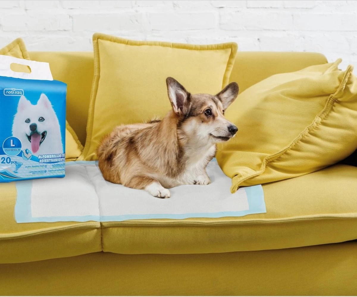 Nobleza 48LXE - Puppy Training Pads - 60 X 90 Cm - Zindelijkheidstraining - 120 Stuks 8 Nobleza 48LXE - Puppy Training Pads - 60 X 90 Cm - Zindelijkheidstraining - 120 Stuks - Afbeelding 6