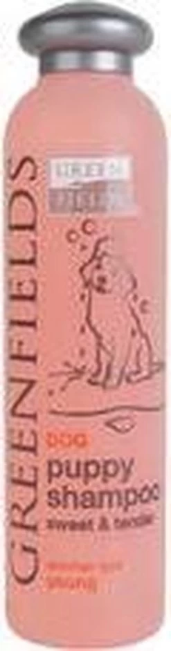 Greenfields - Milde Hondenshampoo Puppy - Zachte Shampoo Met Babypoeder Geur - Inhoud 270 Ml Of 5 Liter - 270 Ml -Dierenwinkel 315x1200